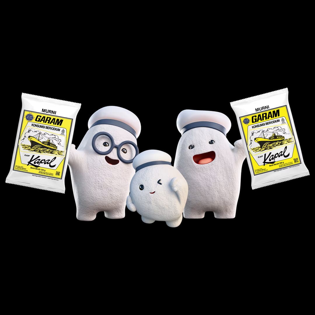 Mascot Garam Cap Kapal